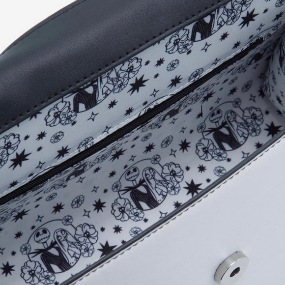 Loungefly Disney The Nightmare Before Christmas Spiral Hill Silhouette Handbag - Picture 5 of 5